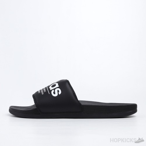 Adilette Core Black White Slides 